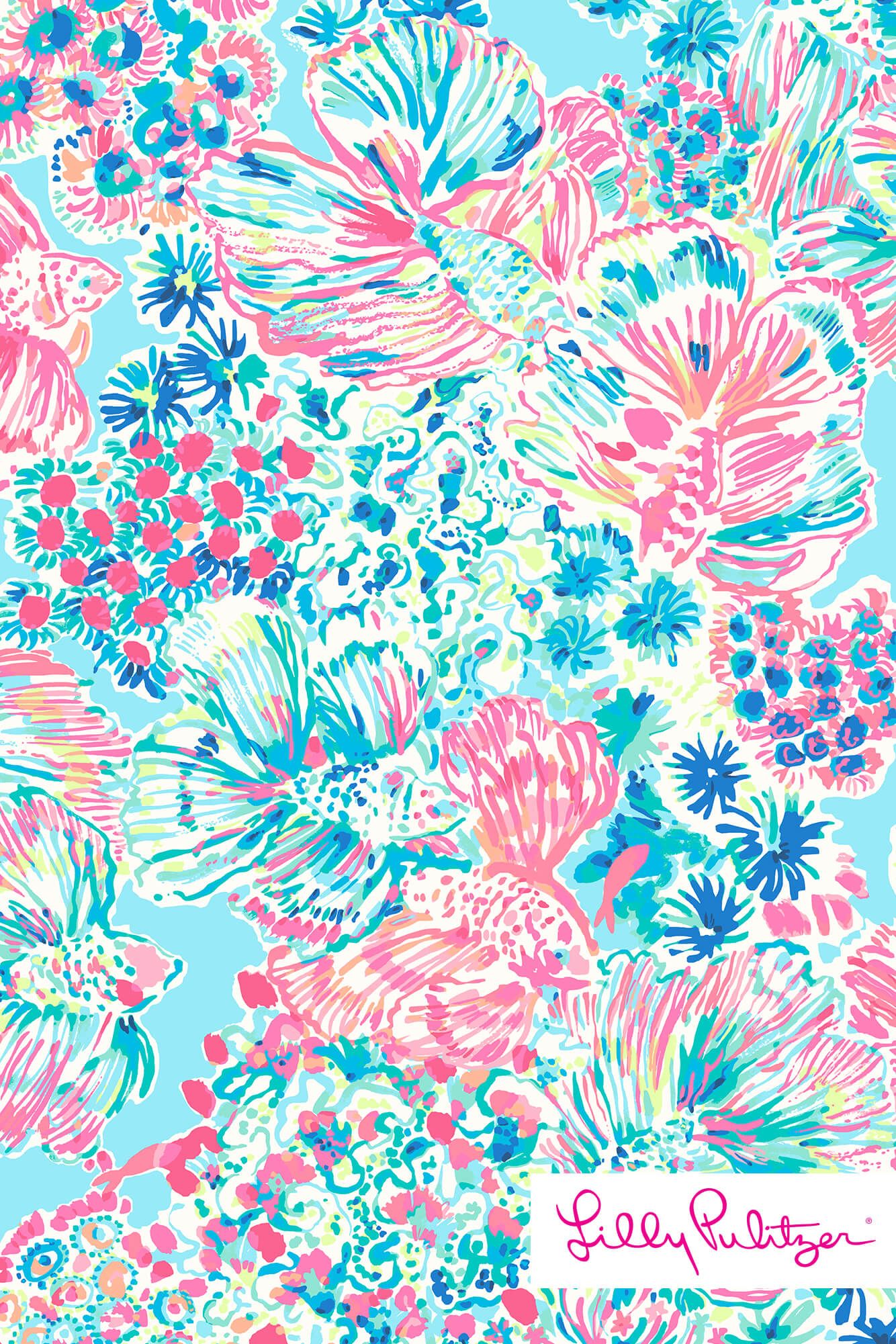 Lilly Pulitzer Gypsea Lily Wallpaper