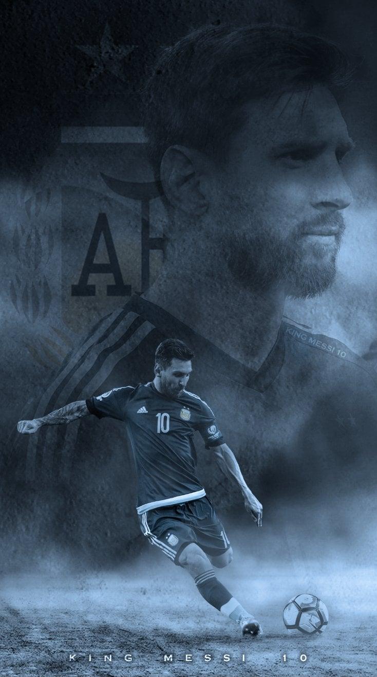 Some Messi Wallpaper With Argentina Fans Lv
