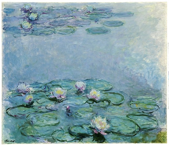 Water Lilies Claude Mo As Art Print Or Hand Painted Oil