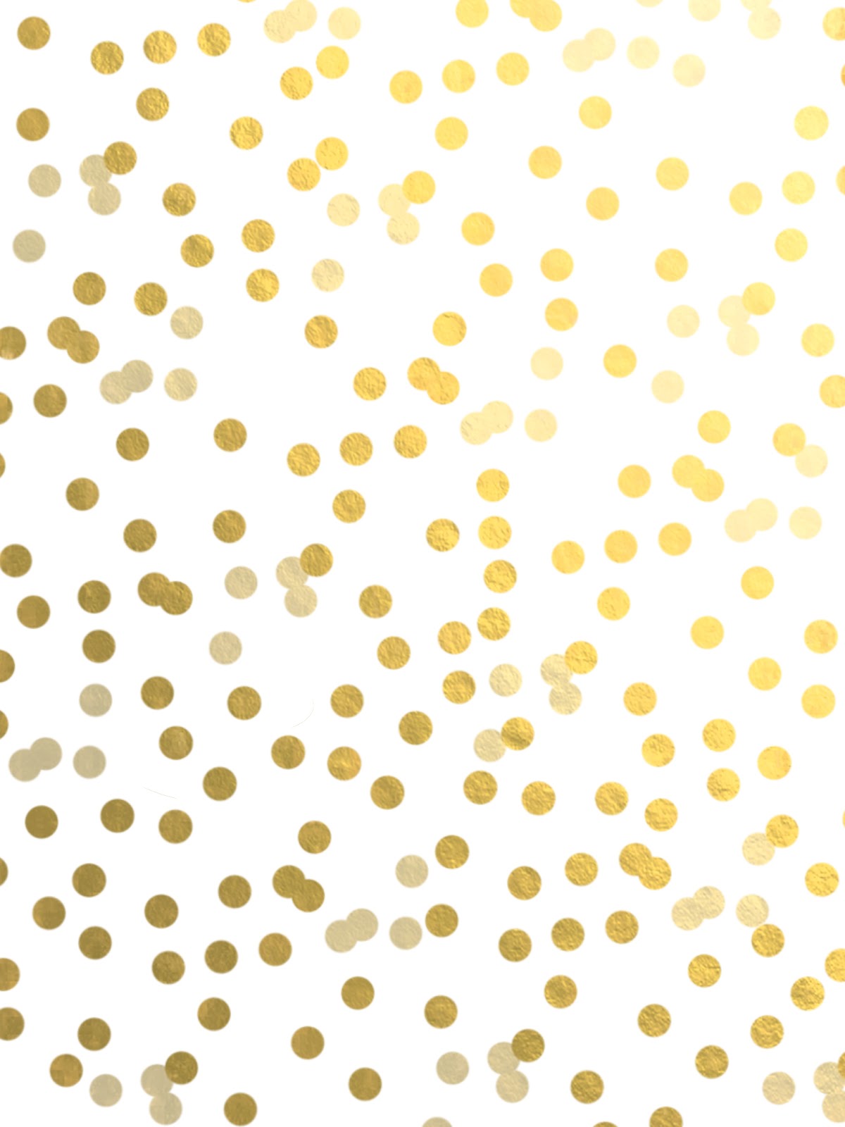 iPad Gold Polka Dots