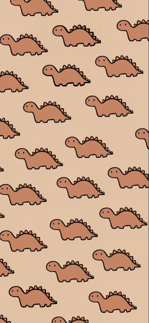 Aesthetic Dinosaur Wallpaper Cute Dino Neutrals