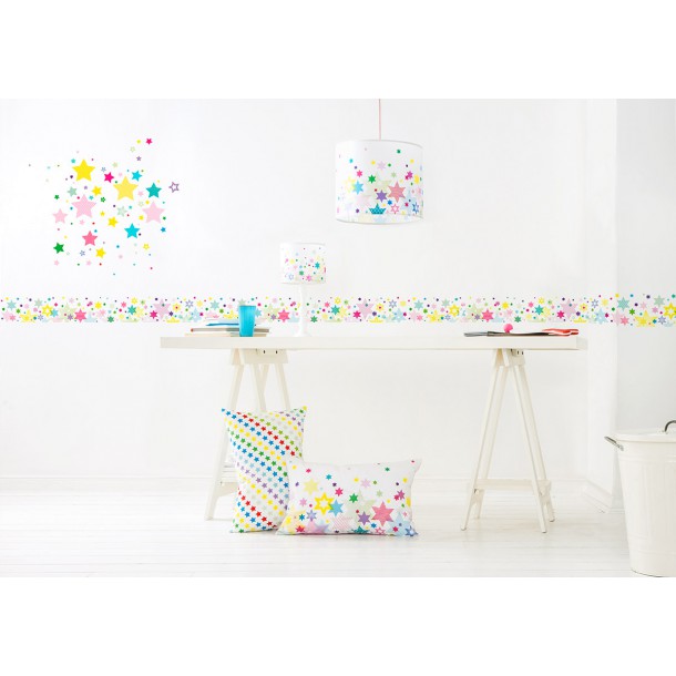 Free download Wallpaper Border Children Stars 4 Girls anna wand design