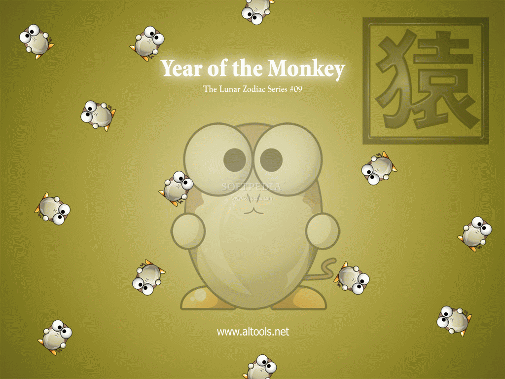 Altools Lunar Zodiac Monkey Wallpaper Screenshot