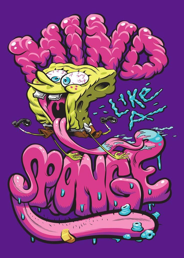 Mind Like A Sponge Poster Picture Metal Print Paint By