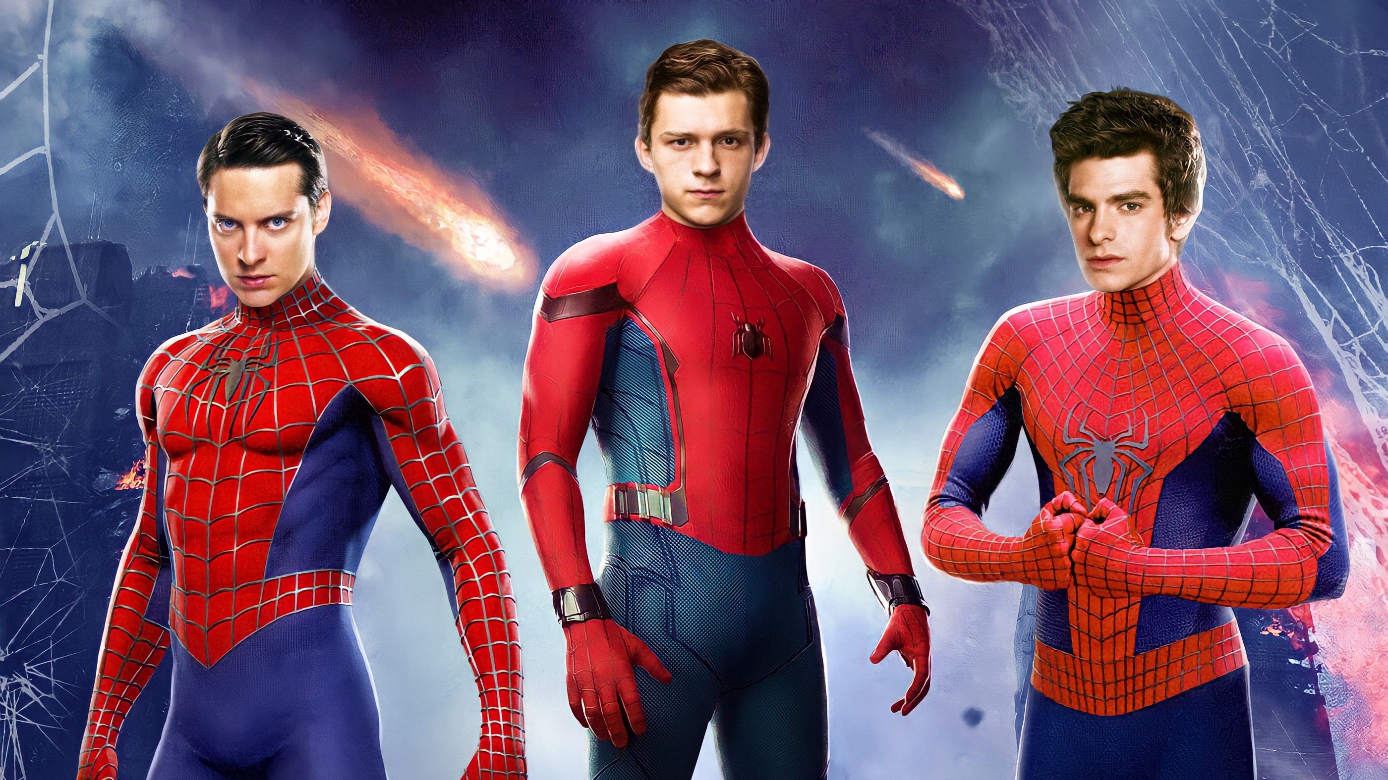 Tobey Maguire Andrew Garfield HD Wallpaper Background Image