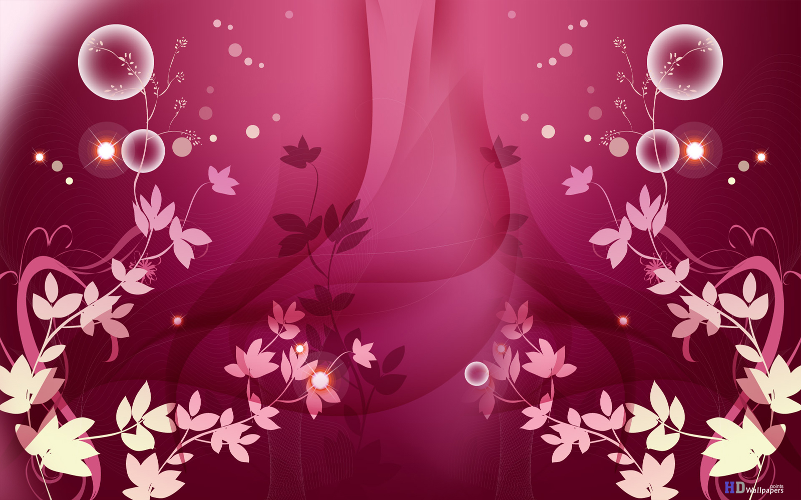 Pink Flowers Wallpaper HD