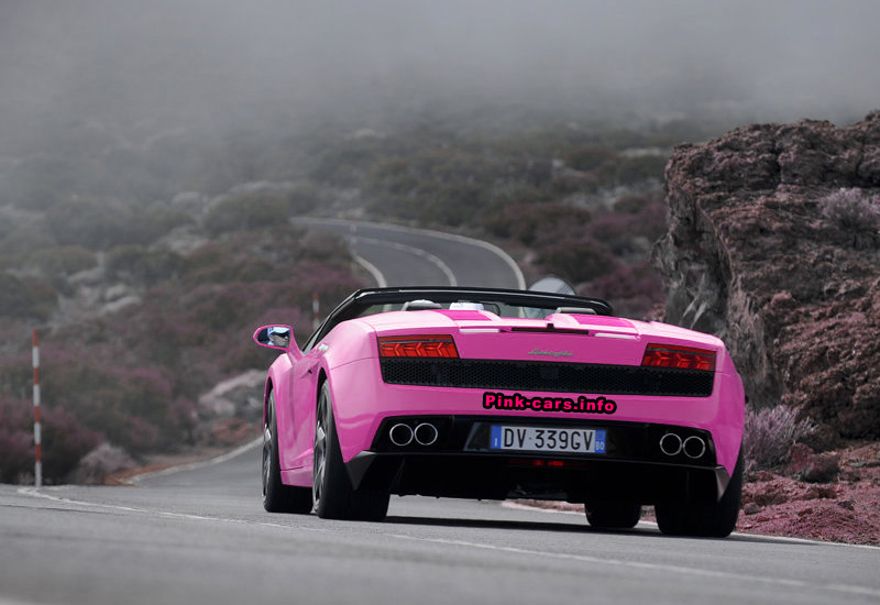 Pink Lamborghini Lp560 Rosa Gallardo Spyder