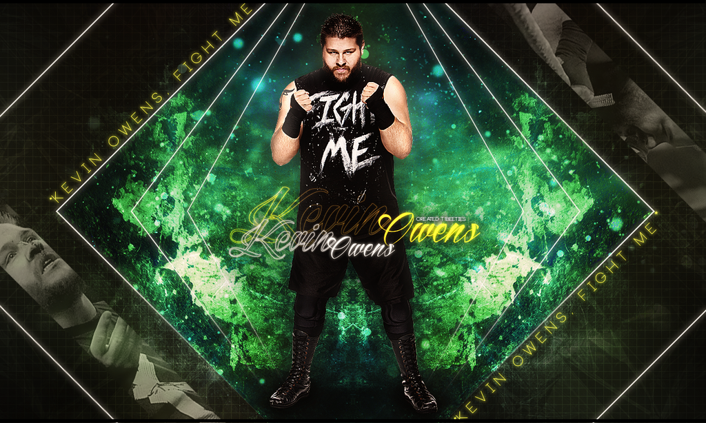 Kevin Owens Wallpaper Fight Me By T1beeties