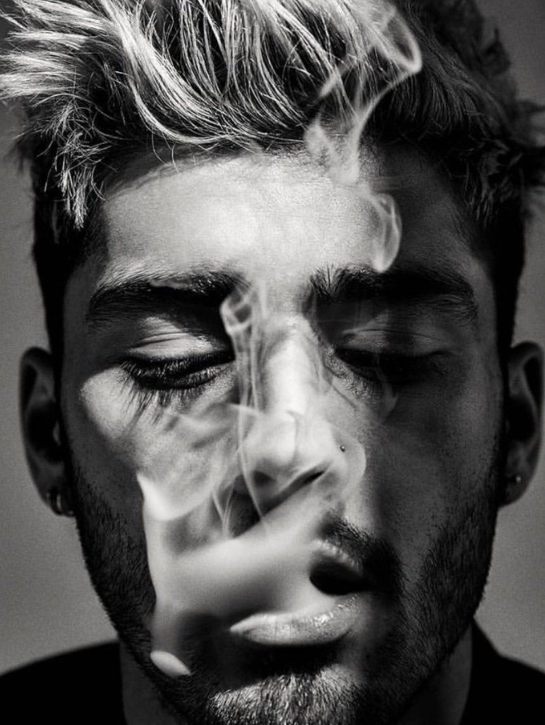 Zayn Malik Black And White Wallpaper