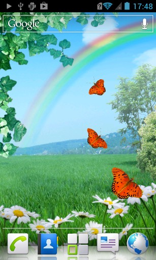 Bigger Butterflies Live Wallpaper For Android Screenshot