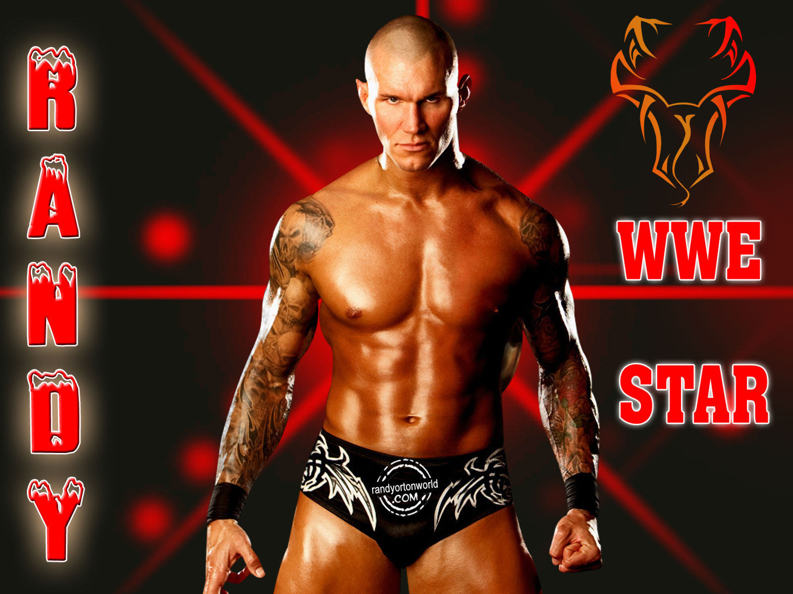 The Wwe Superstar Randy Orton Wallpaper