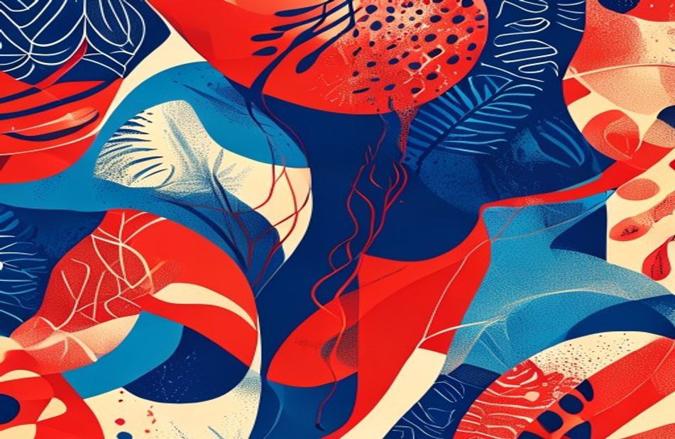 Red And Blue Wallpaper