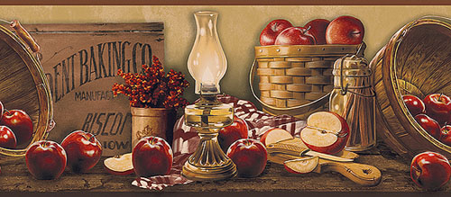 Apple Collection Wallpaper Border The Country Shoppe
