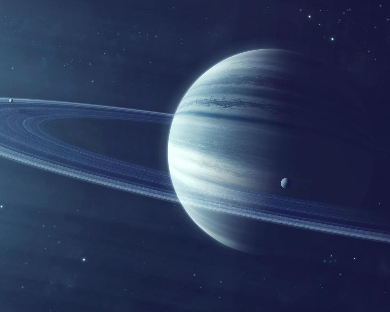 Rings Of Saturn High Quality And Resolution Wallpaper