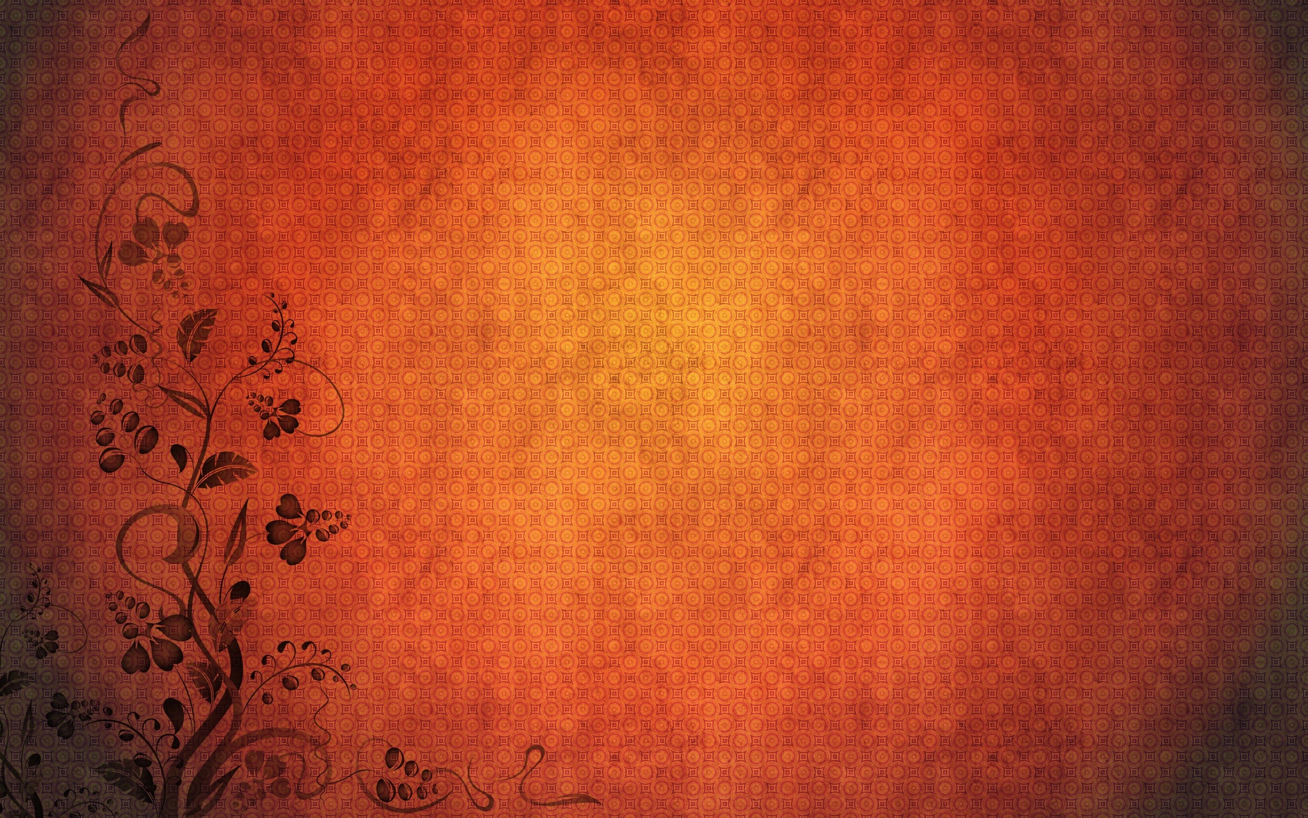 Minimalistic Orange Patterns Textures Simple Background Wallpaper