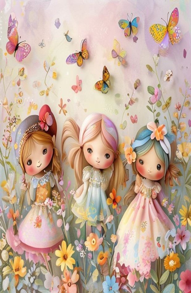 Cute Dolls Wallpaper