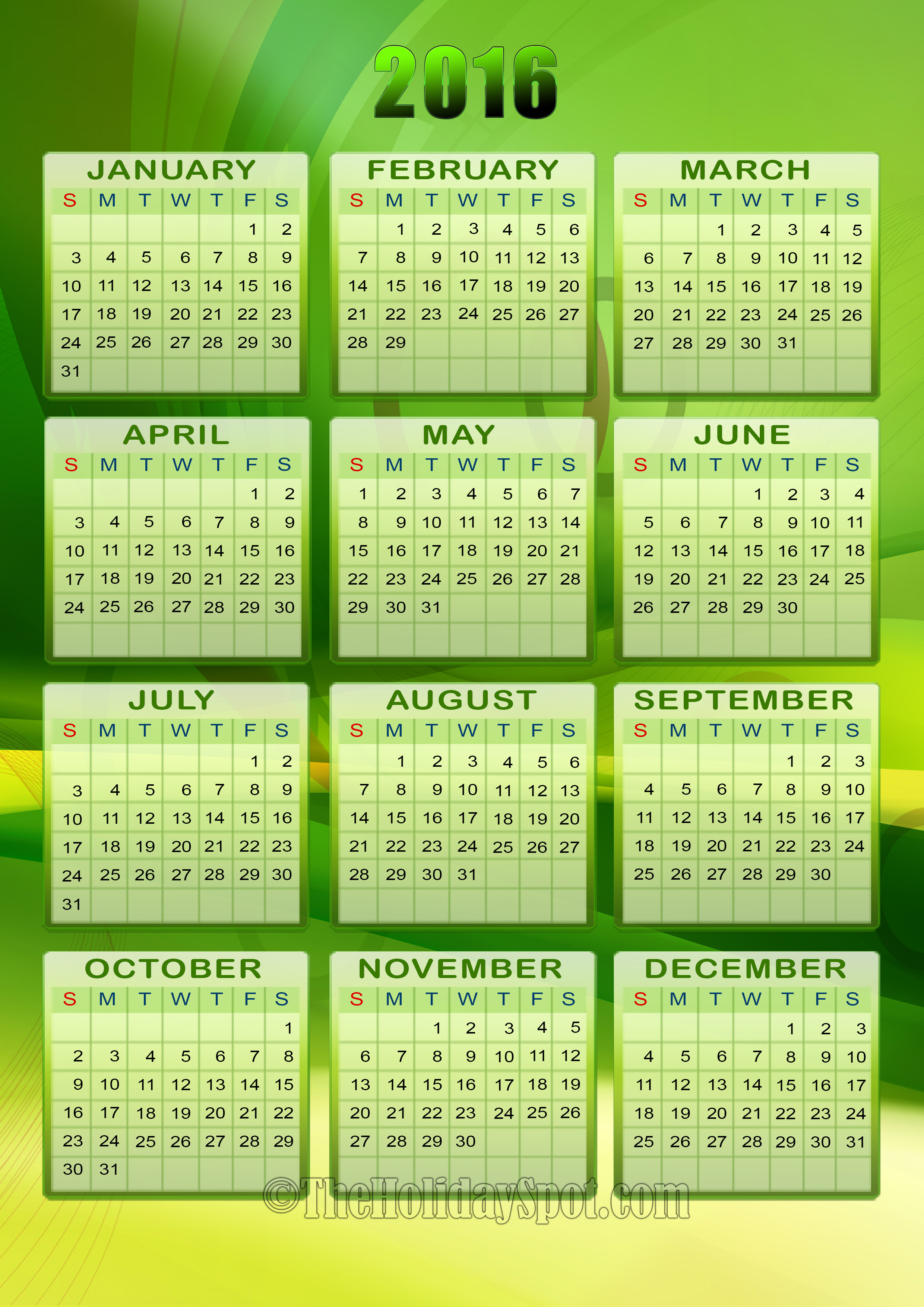 2016 Year Calendar Wallpaper Download 2016 Calendar by Month 2480x3508