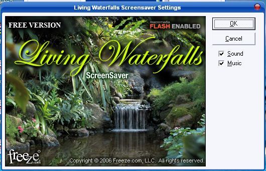 Living Waterfalls Screen Saver Software Informer Screenshots