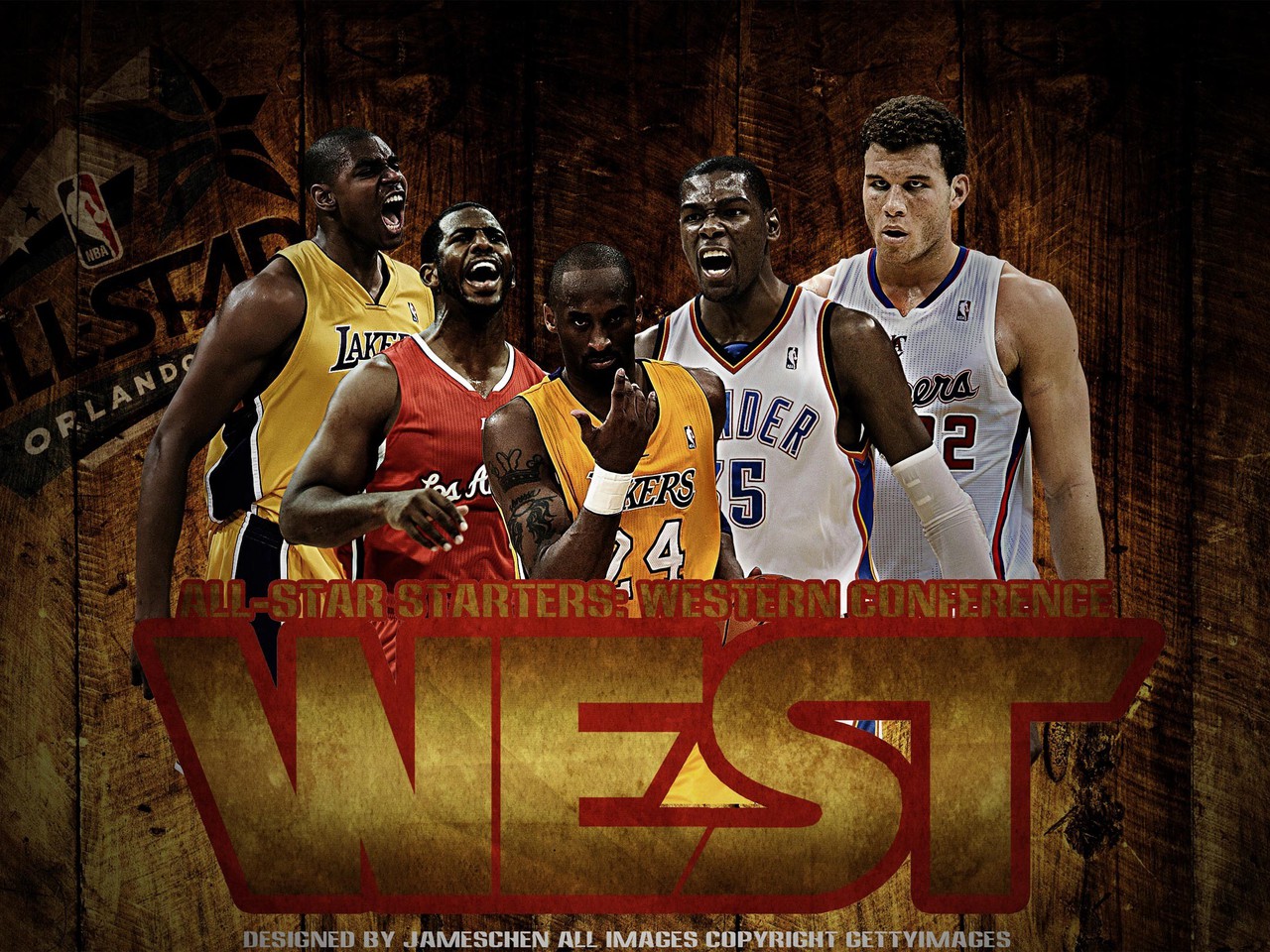 Nba All Star Baskets Sports West Wallpaper Allwallpaper