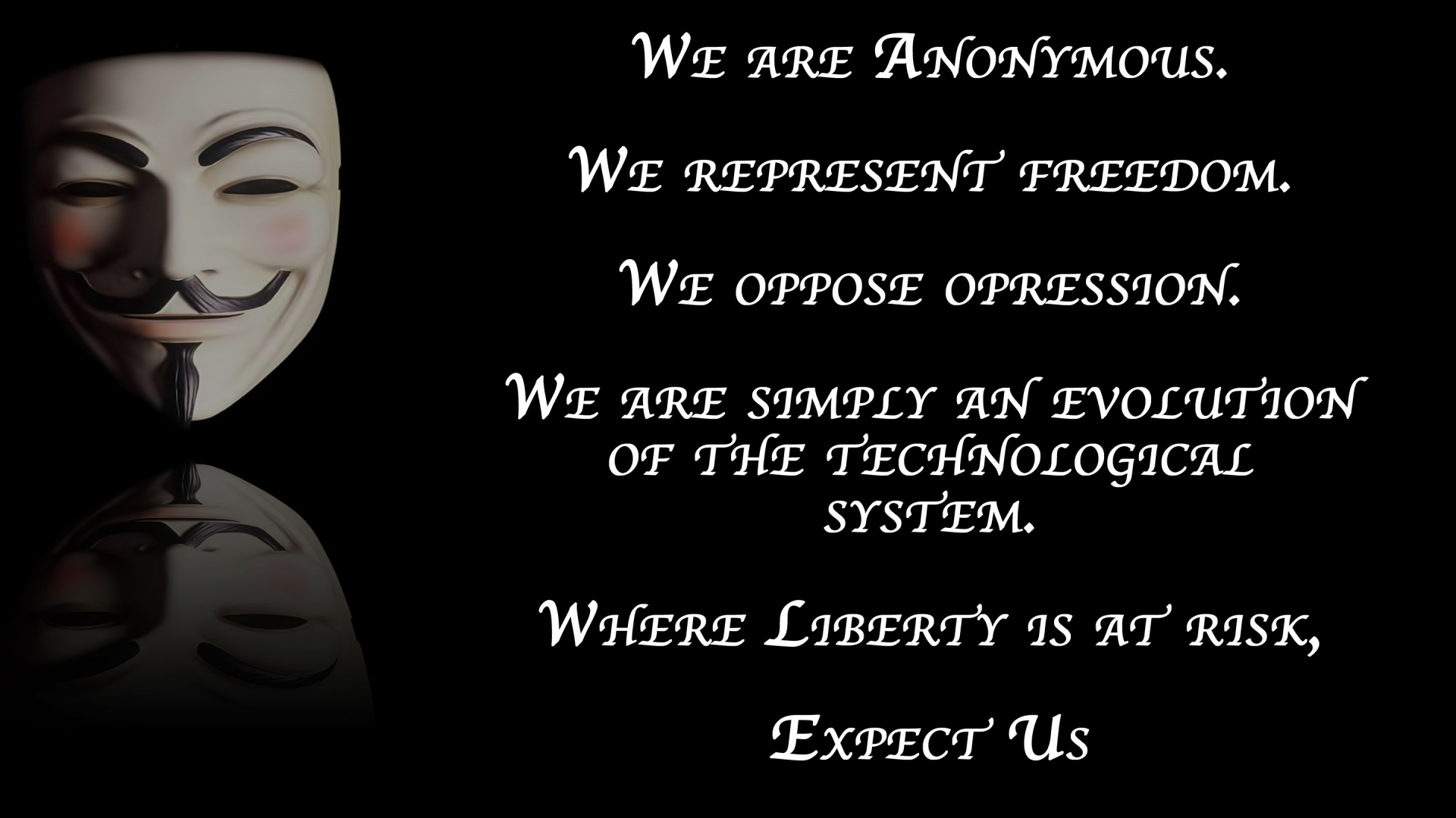 We Are Anonymous Wallpaper   MixHD wallpapers 1920x1080