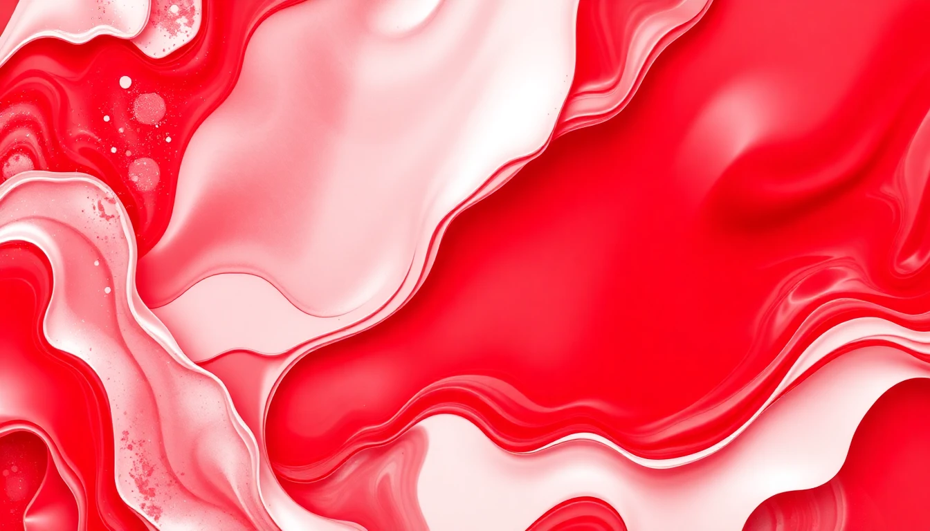 Red And White Background