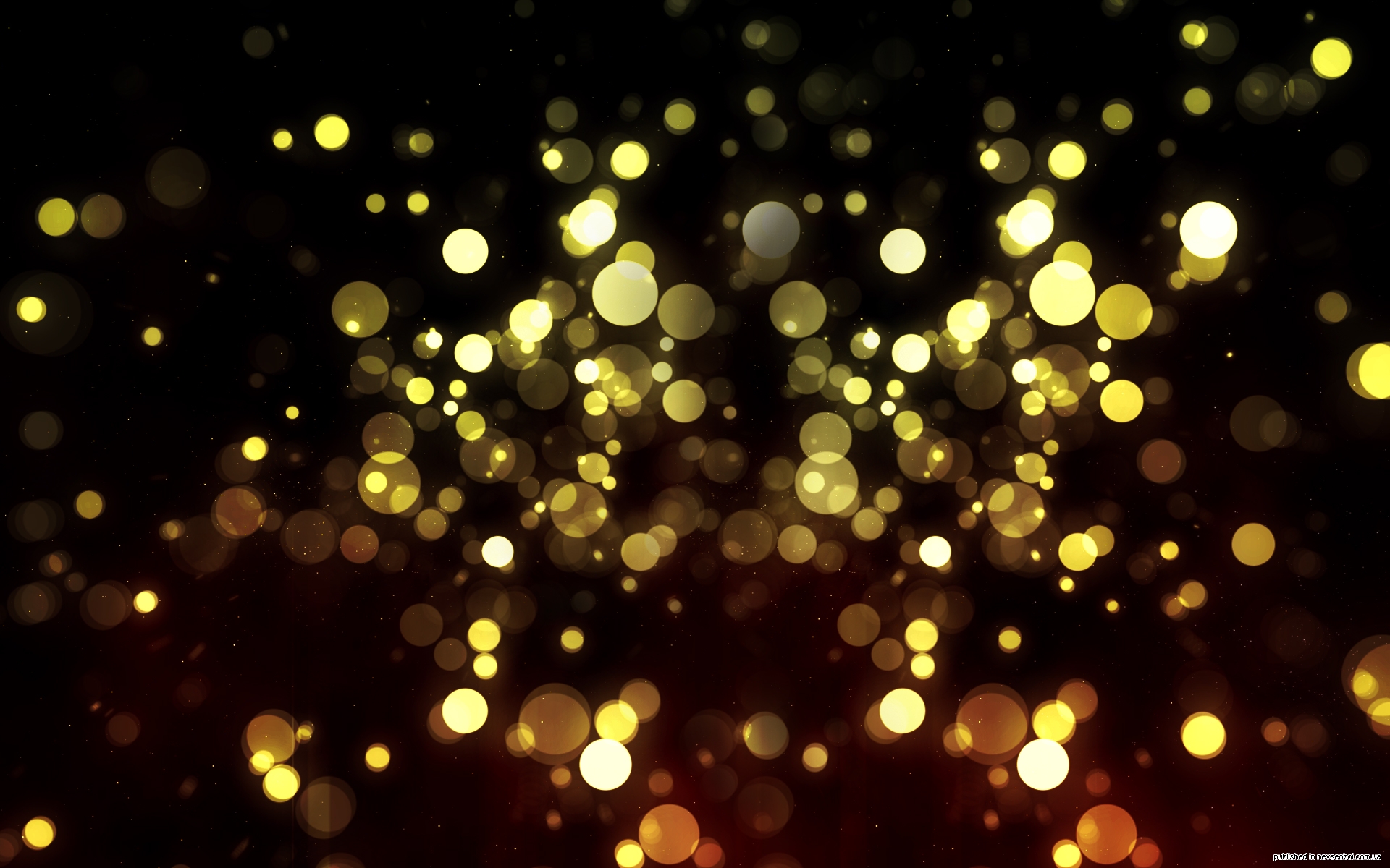 Black And Gold Background Widescreen Wallpaper