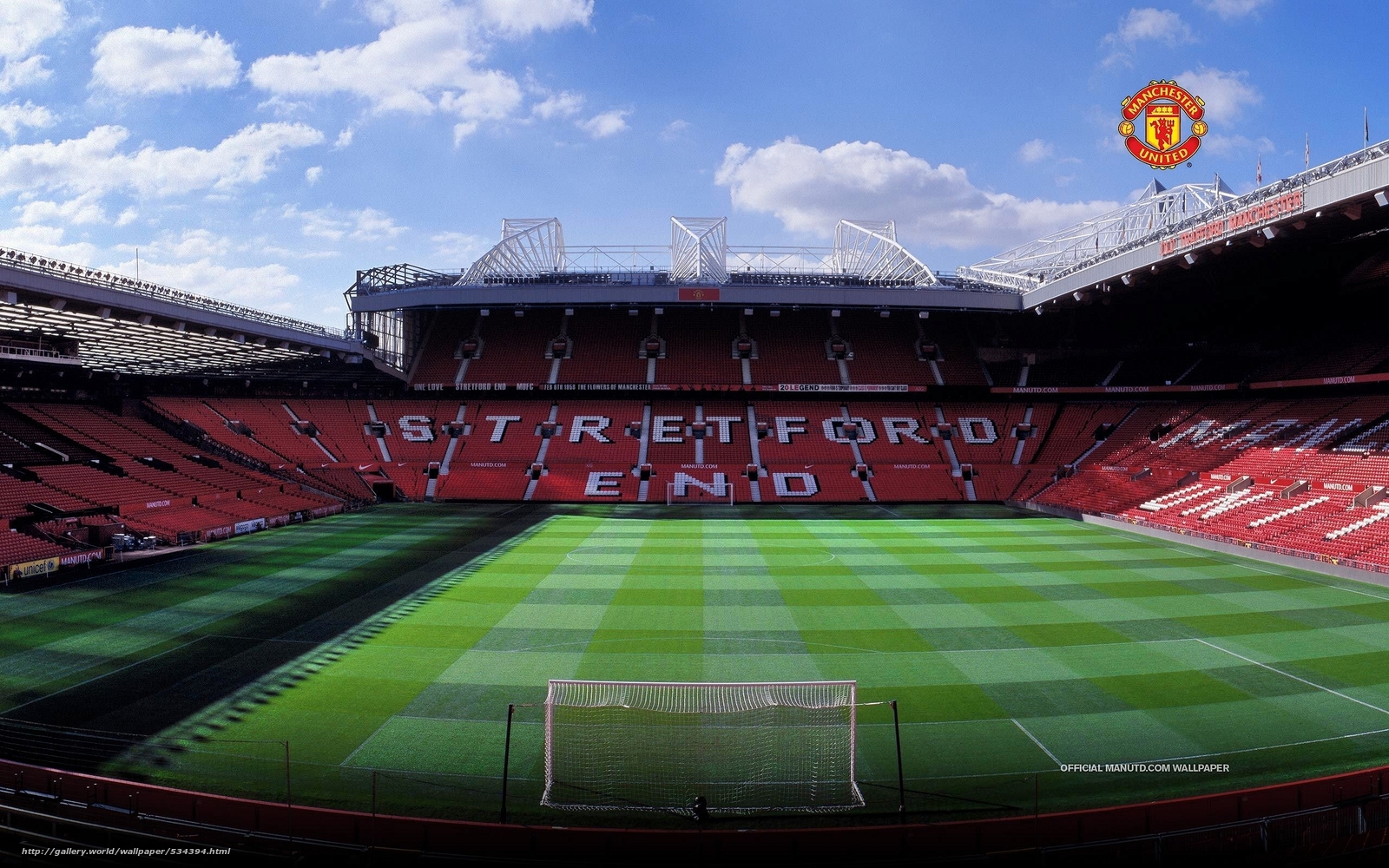 Wallpaper Football Stadium Manchester United