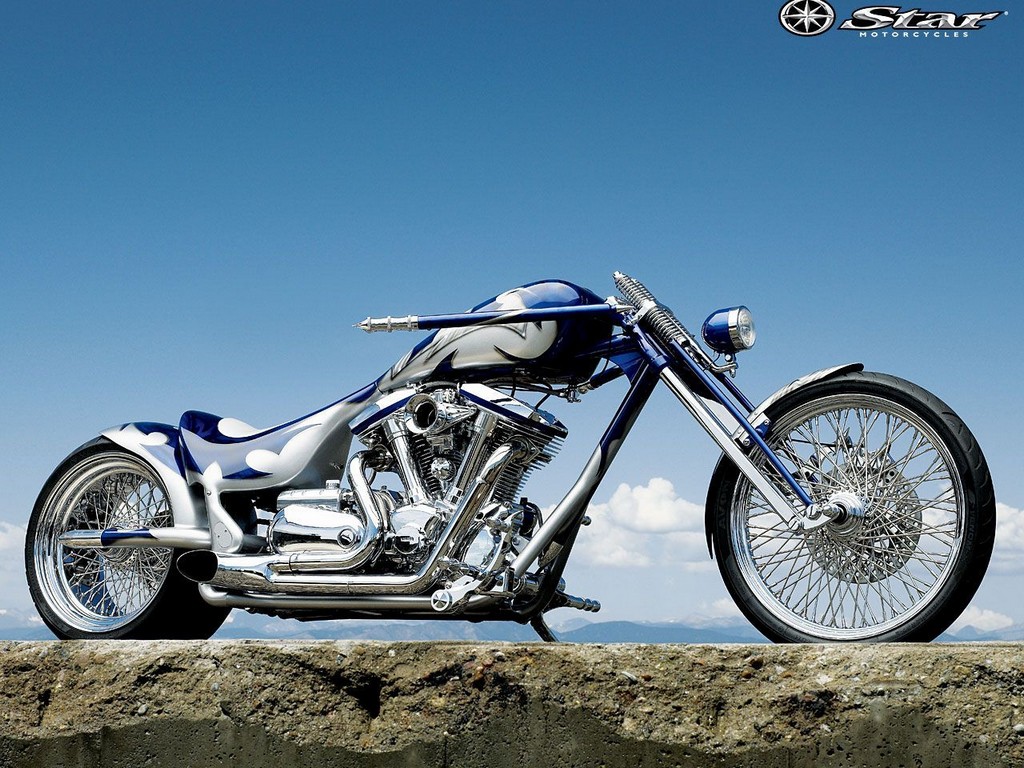 Motorcycles Custom Star Motorcycle Desktop