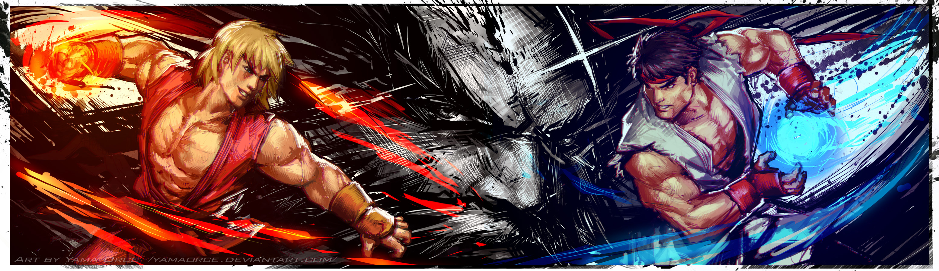 Ultra Street Fighter Ryu Ken By Yamaorce
