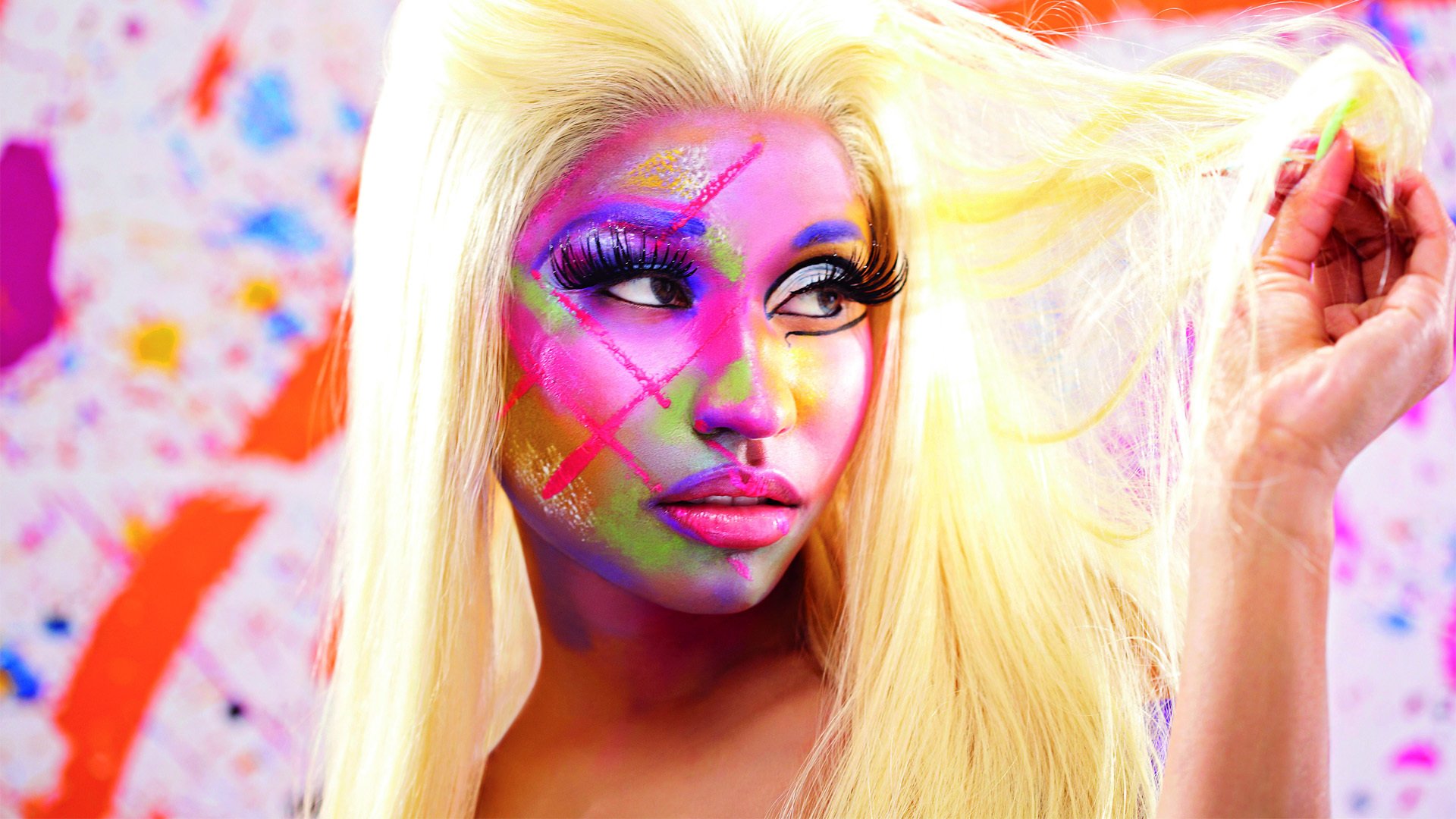 Nicki Minaj Makeup 2 HD Wallpaper 1920x1080