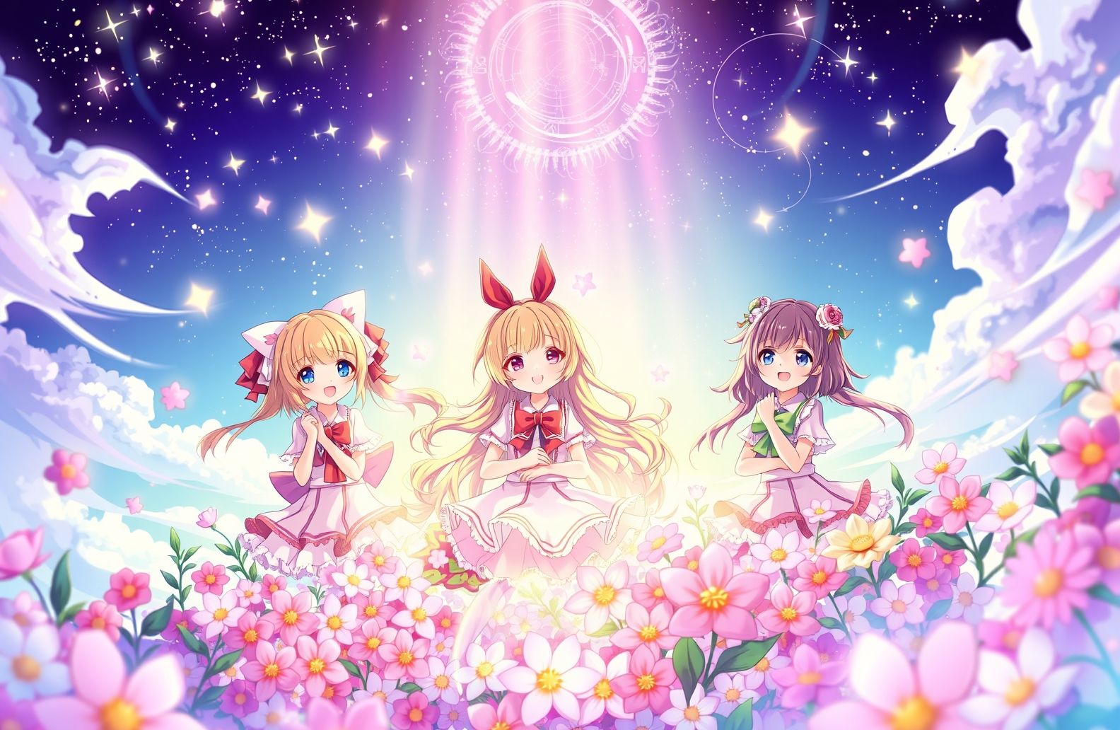 Cute Anime Girls Wallpaper
