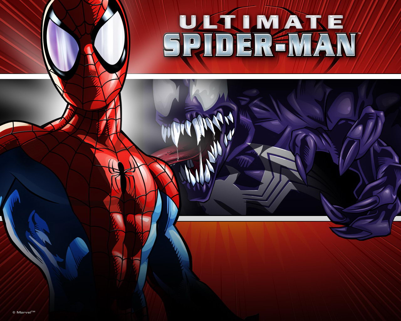 Ultimate Spiderman Cartoon Wallpaper For Desktop
