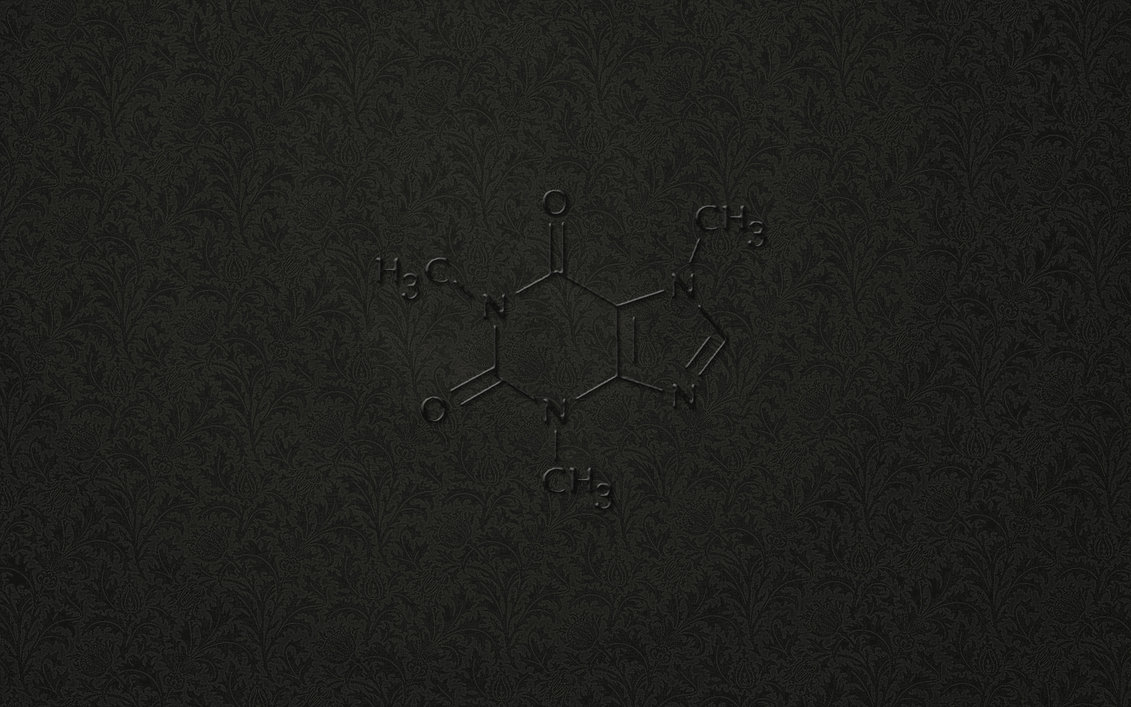 Caffeine Molecule Wallpaper By Coshkun