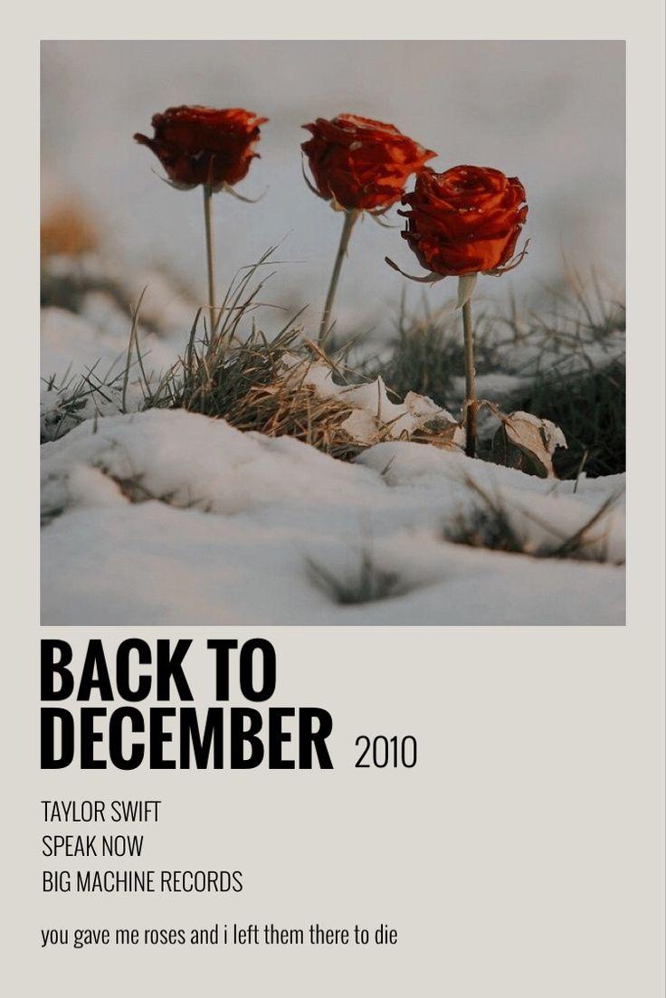 Back To December Taylor Swift Wallpaper Songs