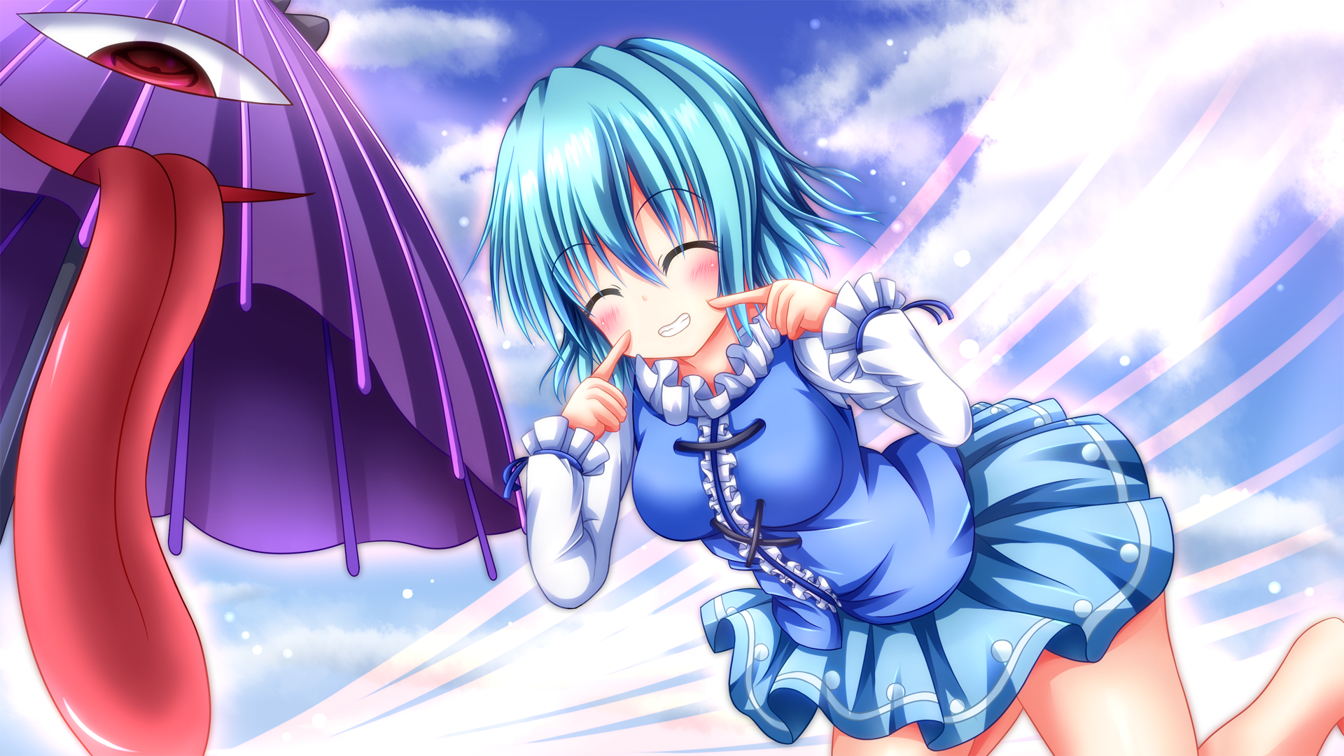 Tatara Kogasa Touhou Wallpaper