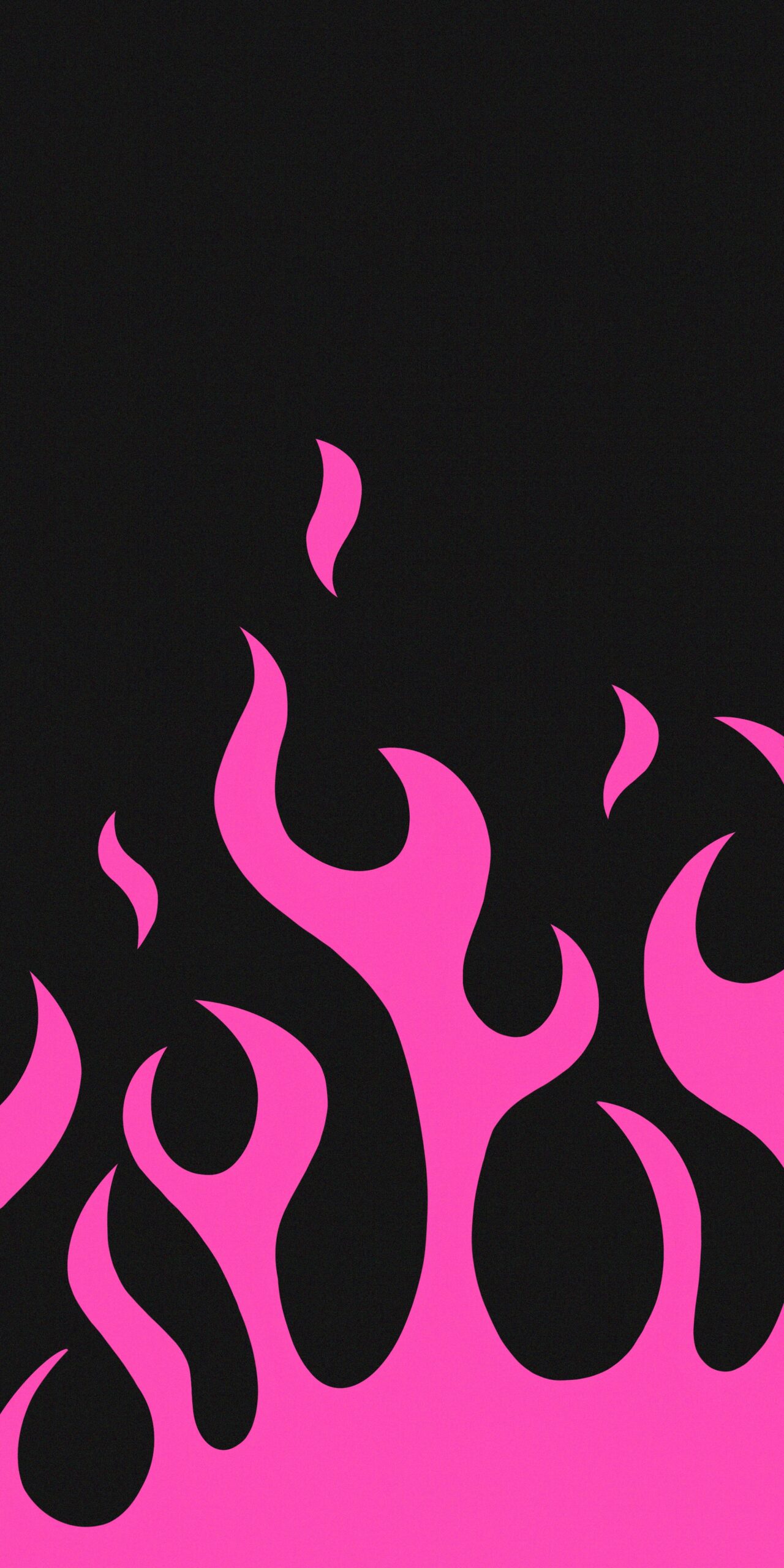 Pink Flames Background Wallpaper