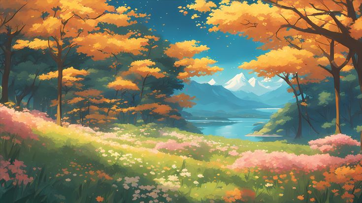 Aesthetic Anime Scenery Wallpaper In 1080p HD
