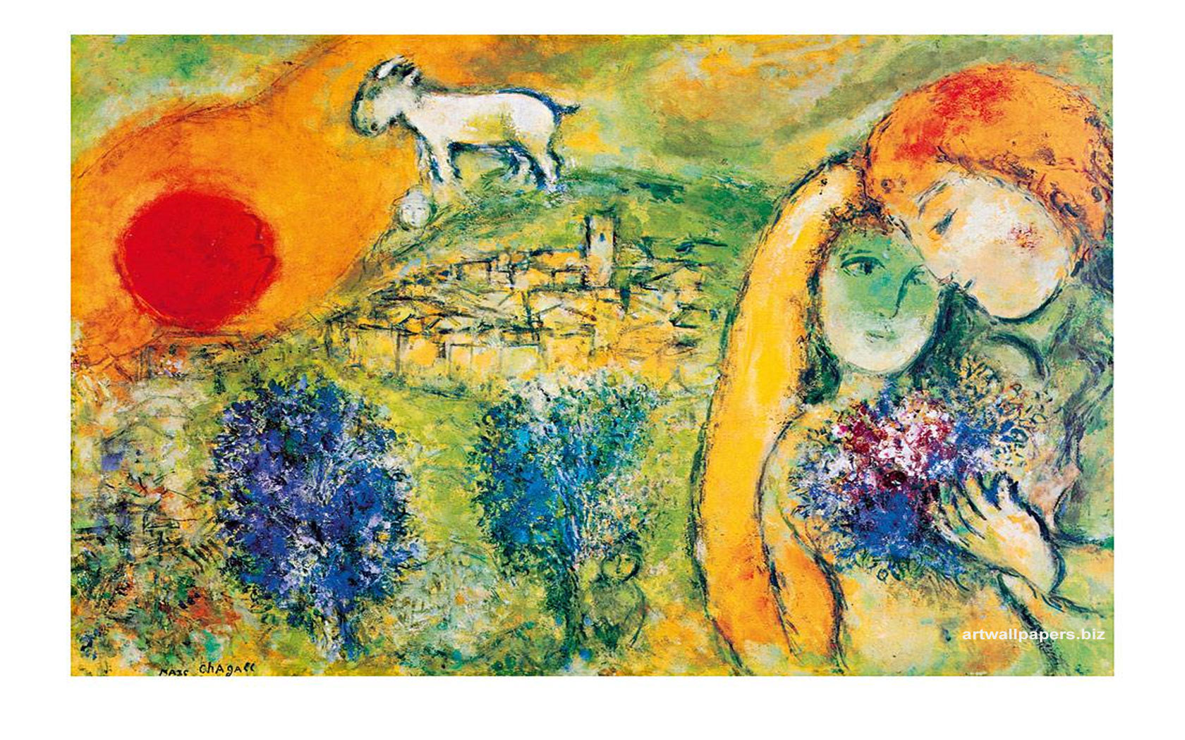 Marc Chagall Wallpaper Paintings Art Desktop