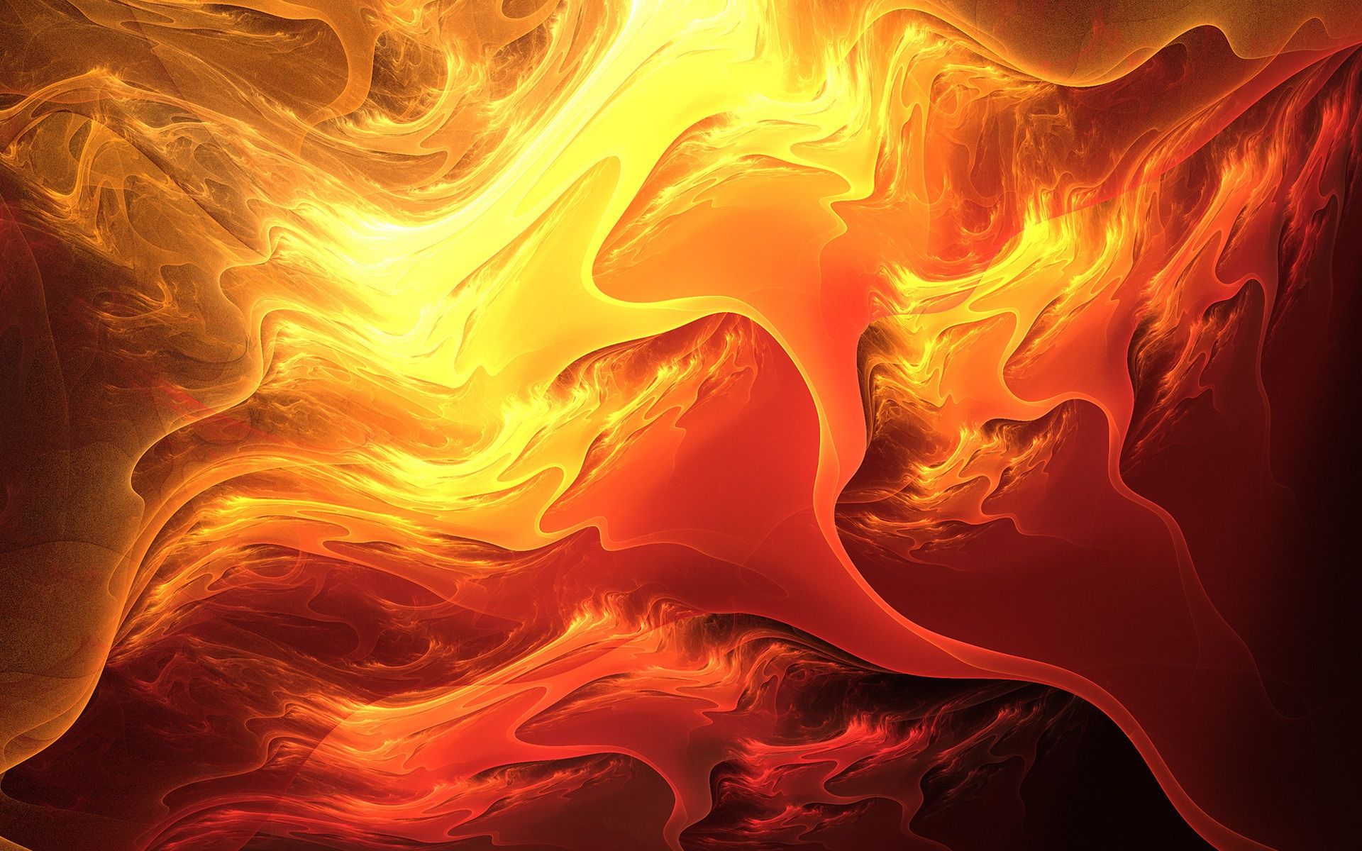 Abstraction Fiery Colors Lava HD Wallpaper Background