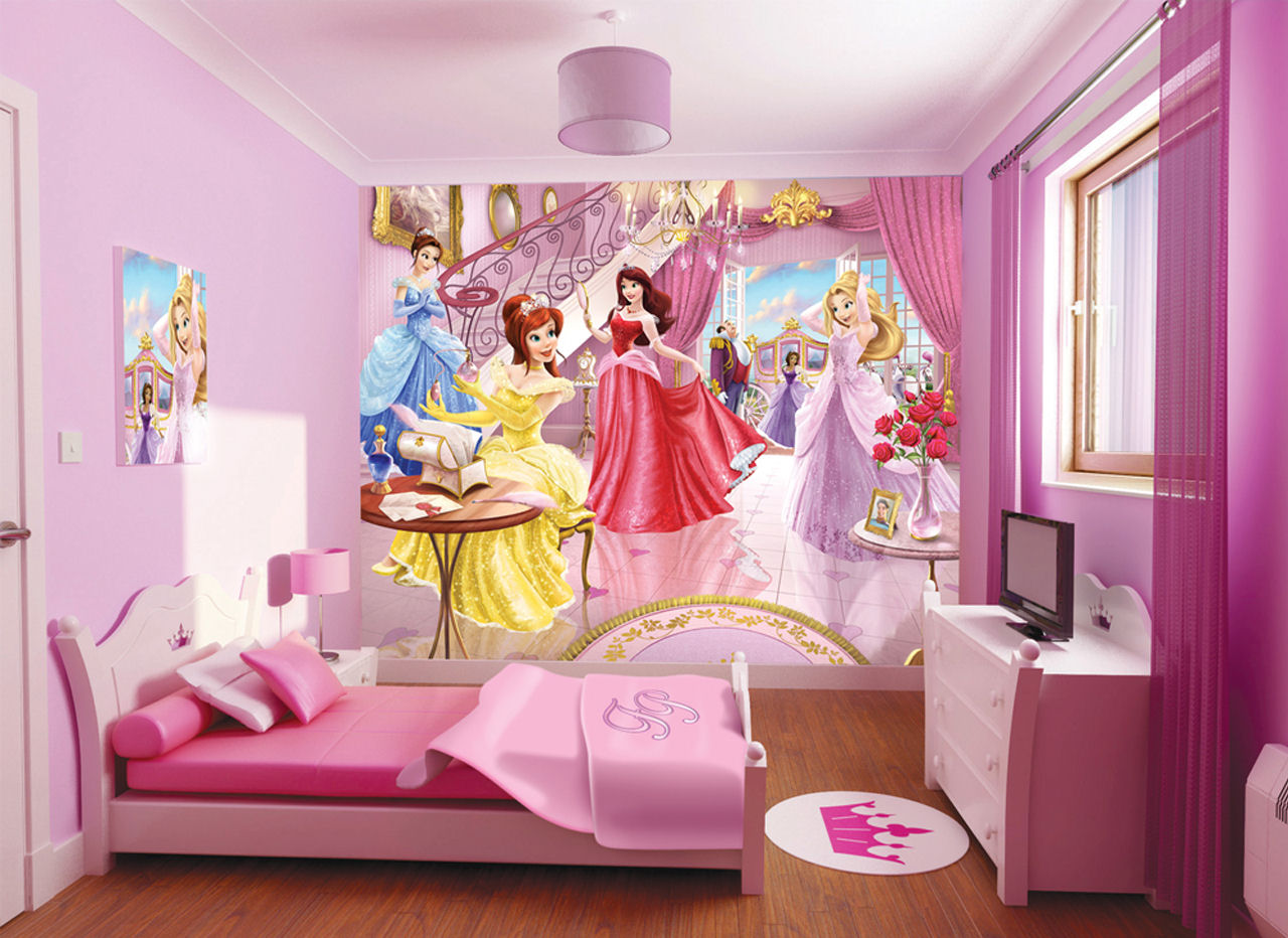 Beauty Disney Princess Wallpaper for Kids Room on LoveKidsZone