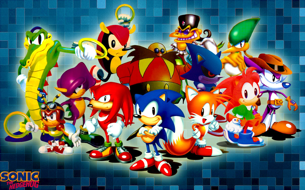 Classic Sonic The Hedgehog And Friends Wallpaper by SonicTheHedgehogBG
