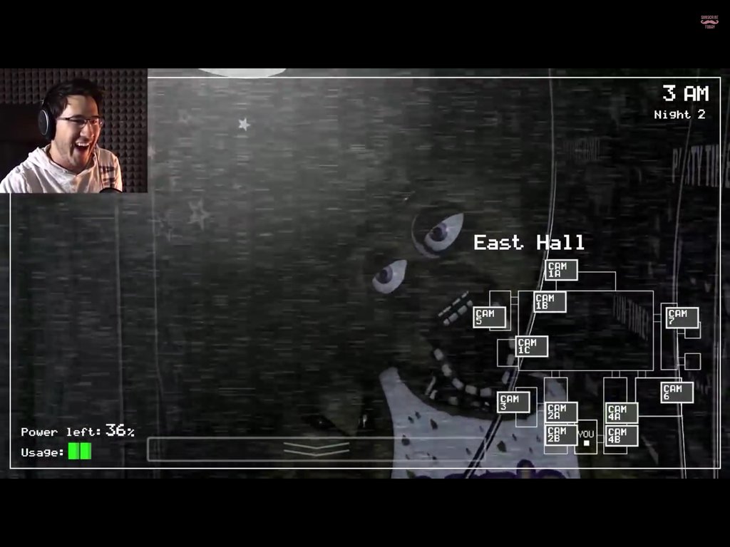 Markiplier S Reaction Playing Fnaf Part By Duskodracoexorcist78 On