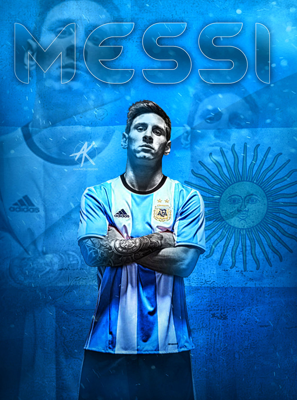 Lionel Messi Argentine Wallpaper By Ghanibvb On