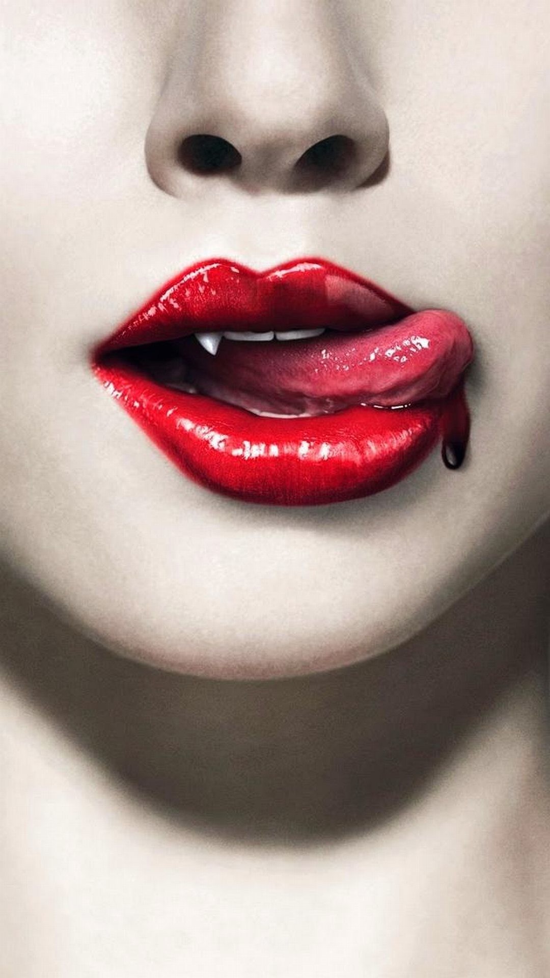 True Blood Red Lips Android Wallpaper Data Src