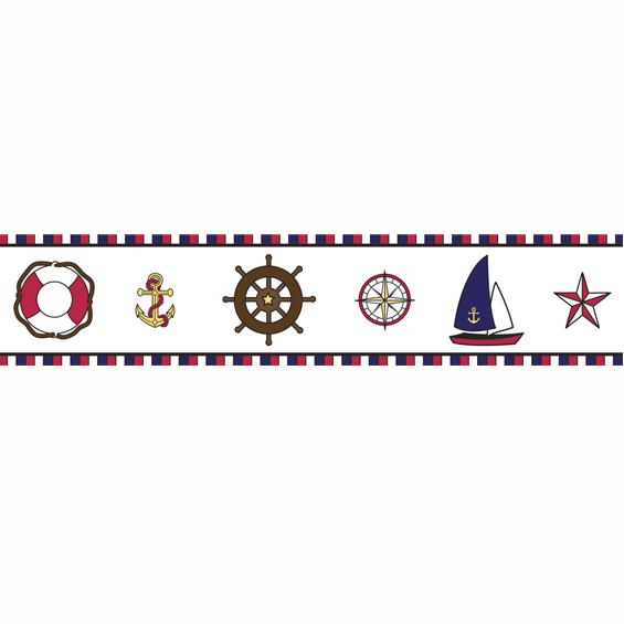 Nautical Border Sticker