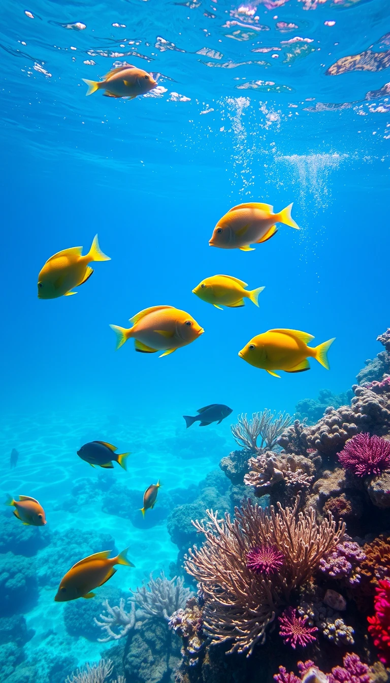 Fish In Water Wallpaper