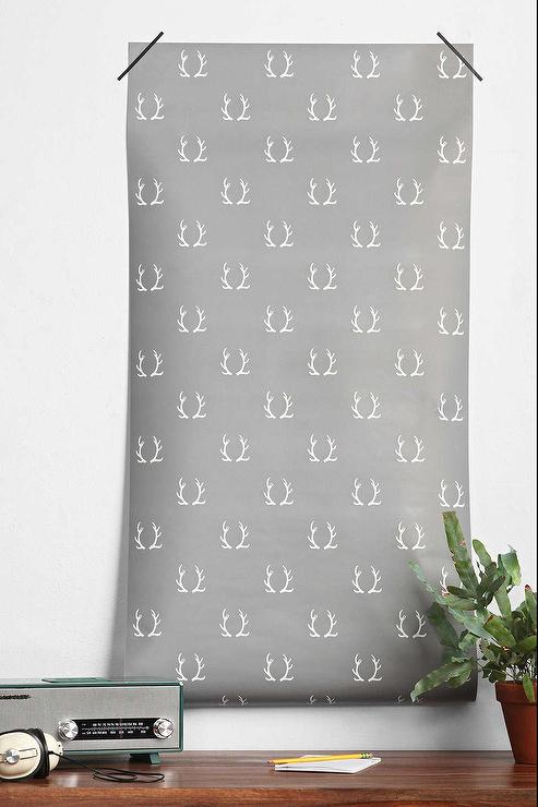 Chasing Paper Antlers Removable Wallpaper I Urban Outfitters