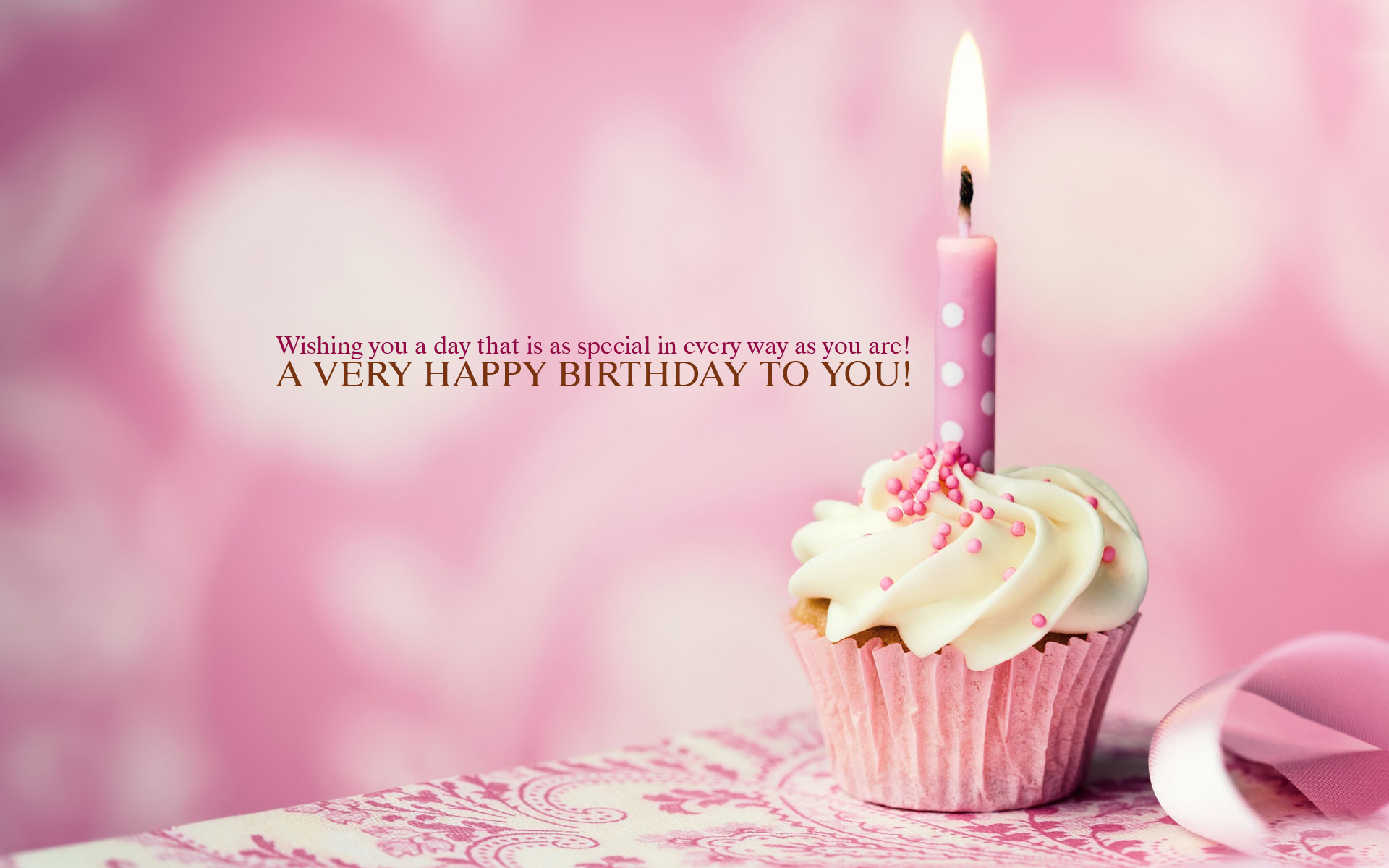birthday wallpaper with message