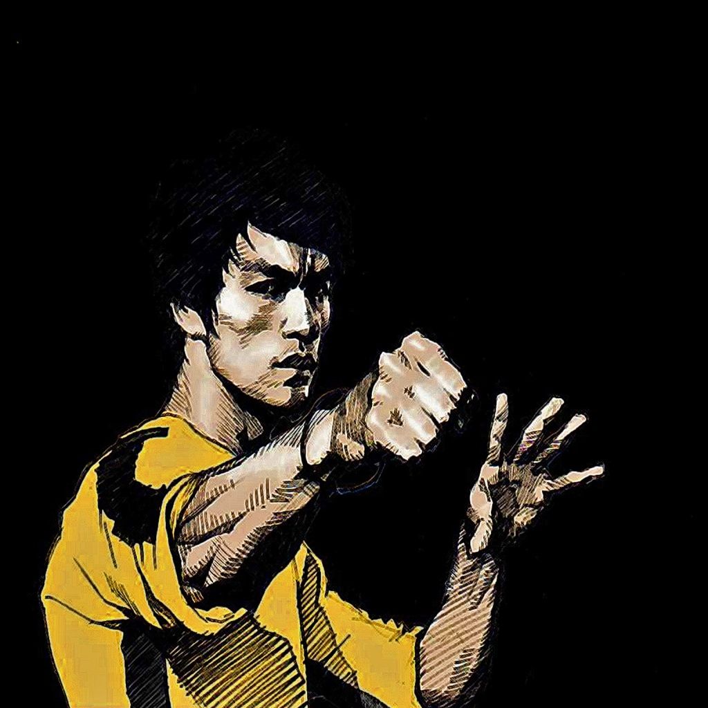 Wallpaper Bruce Lee Fist of Fury for iPad Illustrative styles