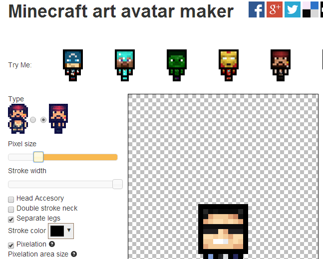Avatar Maker Minecraft Wallpaper